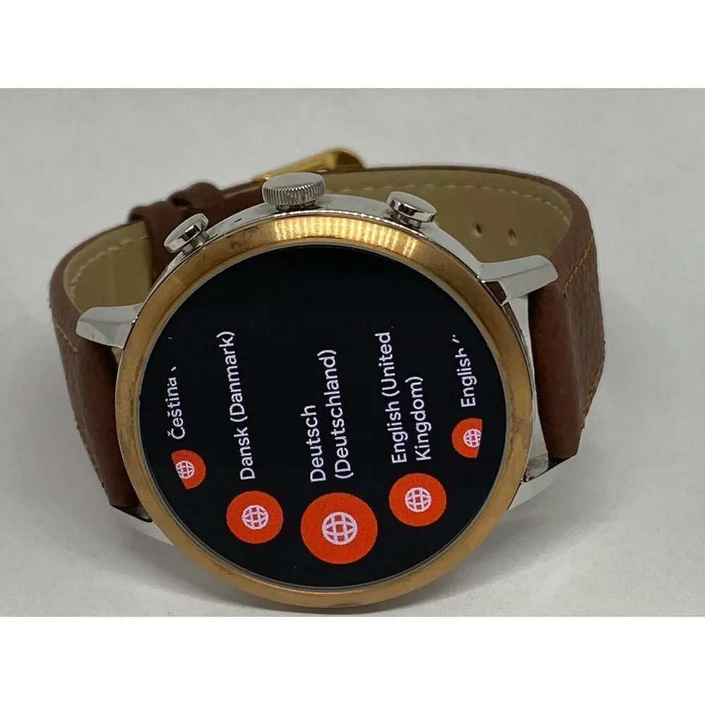 Fossil Gen 4 Authentic Digital Dial Smart Watch Custom Band FTW6016 DC87